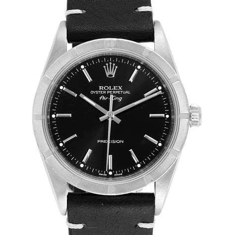 rolex air king with leather strap|Rolex Air-King catalog.